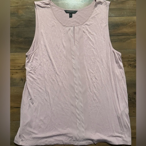 Banana Republic Tops - Banana Republic Blush Pink Pleated Front Sleeveless Blouse – Size M
